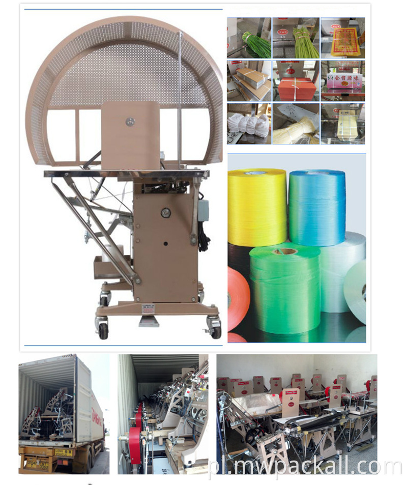 Pudełko z tektury falistej PE / wiązanie / maszyna do wiązania